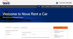 Desktop Screenshot of novarentacar.gr